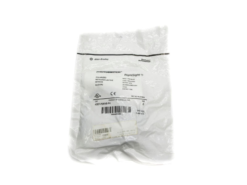 ALLEN BRADLEY 42EF-P2MNB-F4 SER. D 10.8-30VDC NSMP