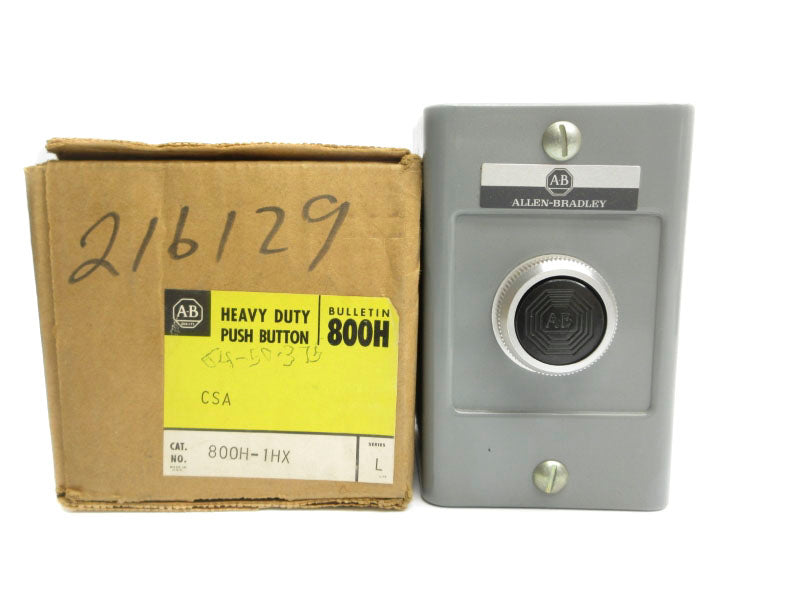 ALLEN BRADLEY 800H-1HX SER. L (BR/YL) NSMP