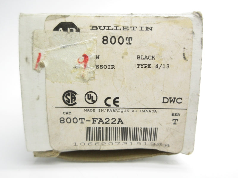 ALLEN BRADLEY 800T-FA22A SER. T (WH) NSMP