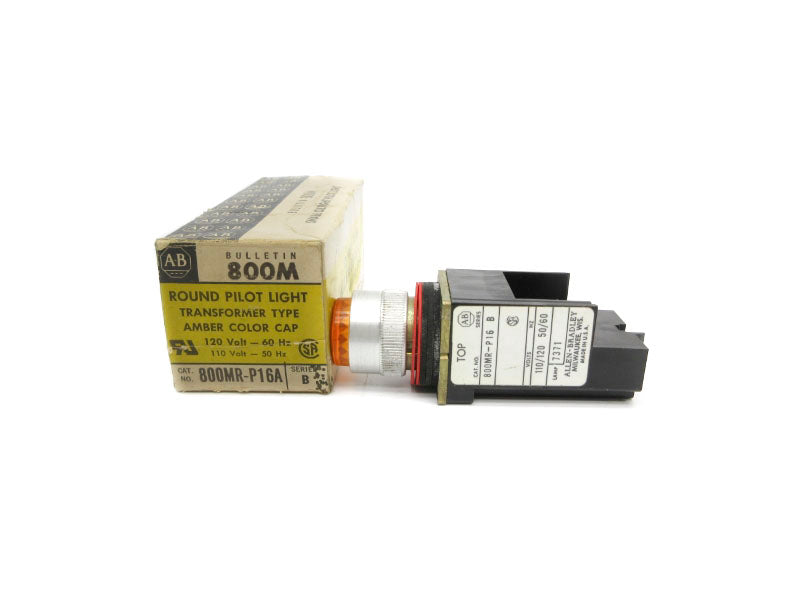 ALLEN BRADLEY 800MR-P16A SER. B 110/120V (BK/YL) NSMP