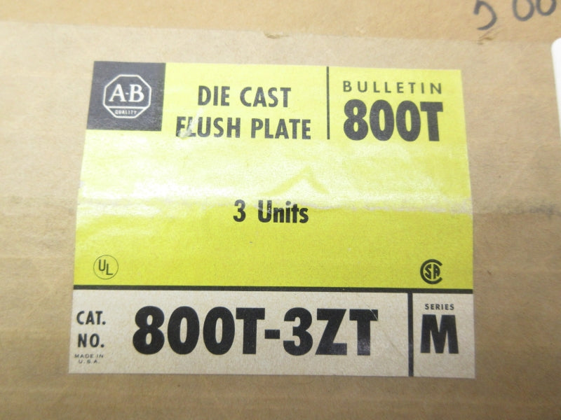 ALLEN BRADLEY 800T-3ZT SER. M (BR/YL) NSFS
