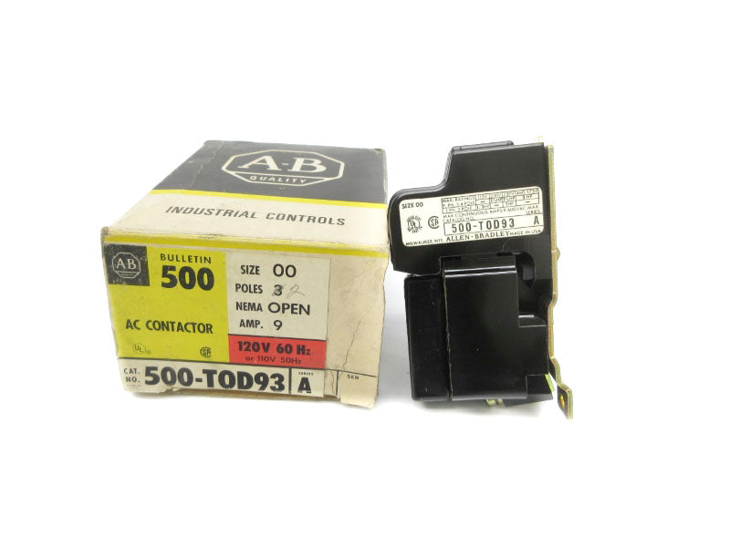 ALLEN BRADLEY 500-TOD93 SER. A 110/120V 9A (BK/YL) NSMP