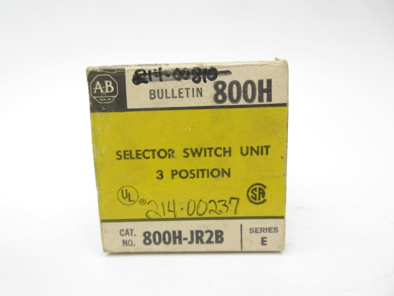 ALLEN BRADLEY 800H-JR2B SER. E (BK/YL) NSMP