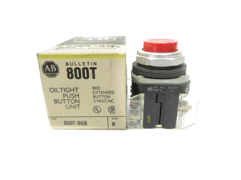 ALLEN BRADLEY 800T-B6B SER. N (BK/YL) NSMP
