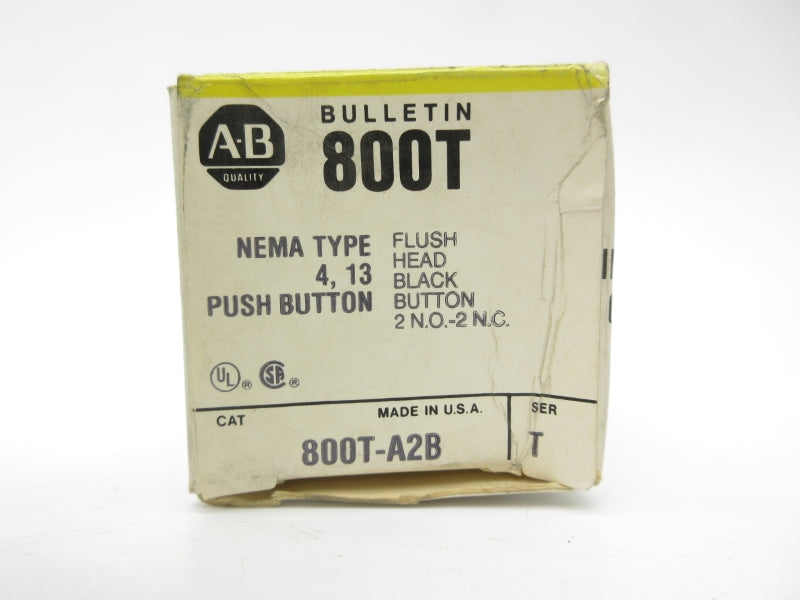 ALLEN BRADLEY 800T-A2B SER. T (BK/YL) NSMP