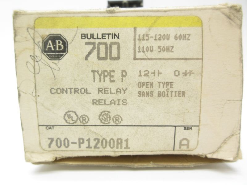ALLEN BRADLEY 700-P1200A1 SER. A 120V 60A (BK/YL) NSMP