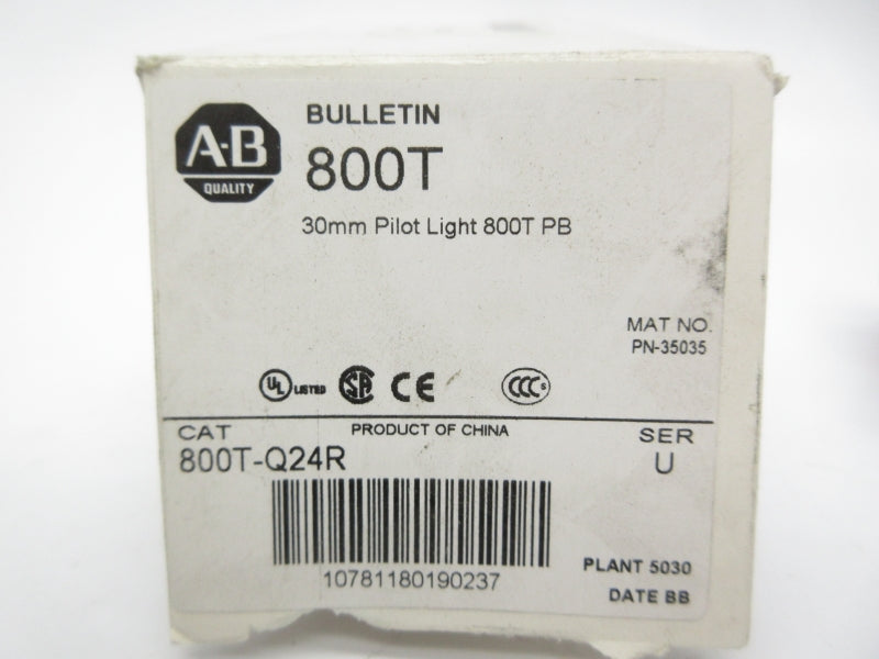 INDUSTRIAL SPARE PART 800T-Q24R SER. U 24VAC/DC (WH) NSMP