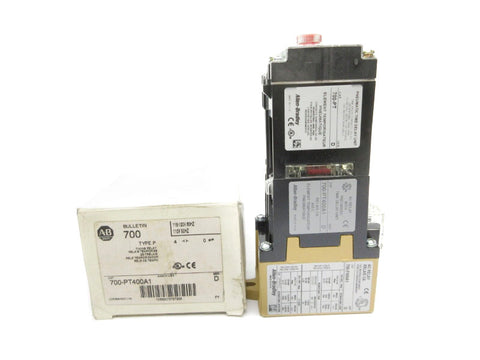 ALLEN BRADLEY 700-PT400A1 SER. D 120V 60A (WH) NSMP