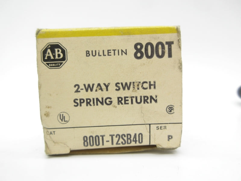 ALLEN BRADLEY 800T-T2SB40 SER. P (BK/YL) NSMP