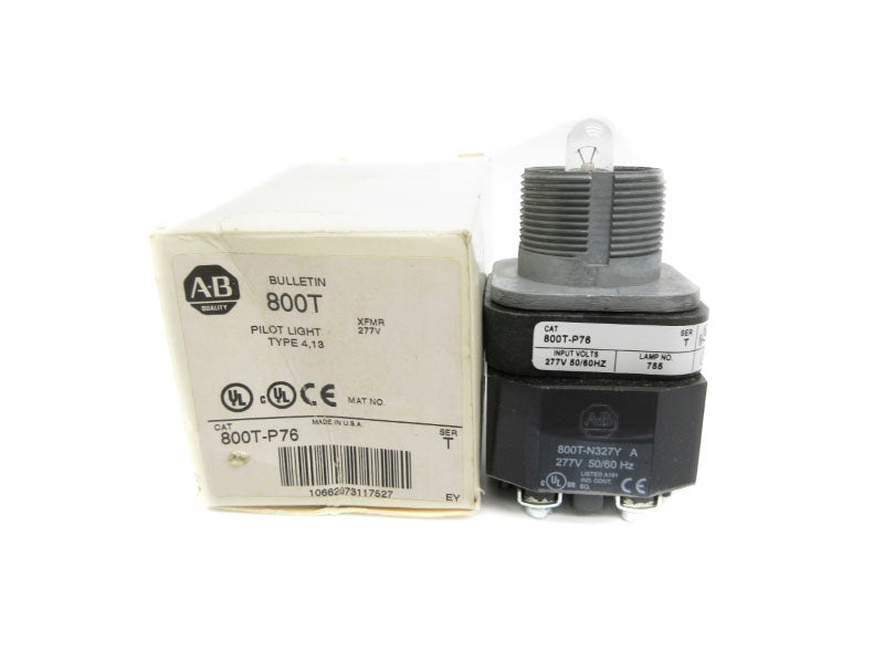 ALLEN BRADLEY 800T-P76 SER. T 277V (WH) NSMP