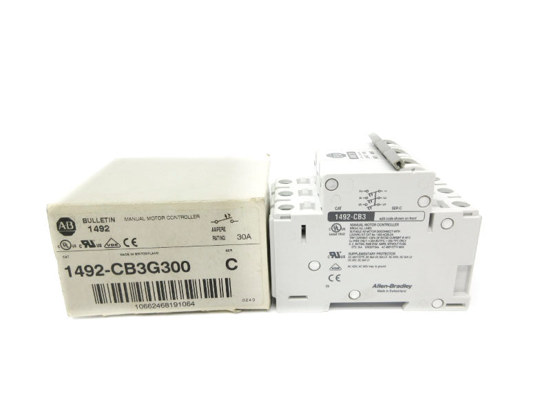 ALLEN BRADLEY 1492-CB3G300 SER. C 277VAC 30A NSMP