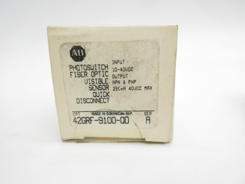 ALLEN BRADLEY 42GRF-9100-QD SER. A 10-40VDC (WH) NSMP