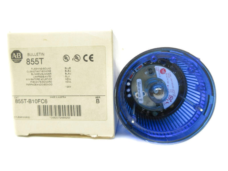 ALLEN BRADLEY 855T-B10FC6 SER. B 120V (WH) NSMP