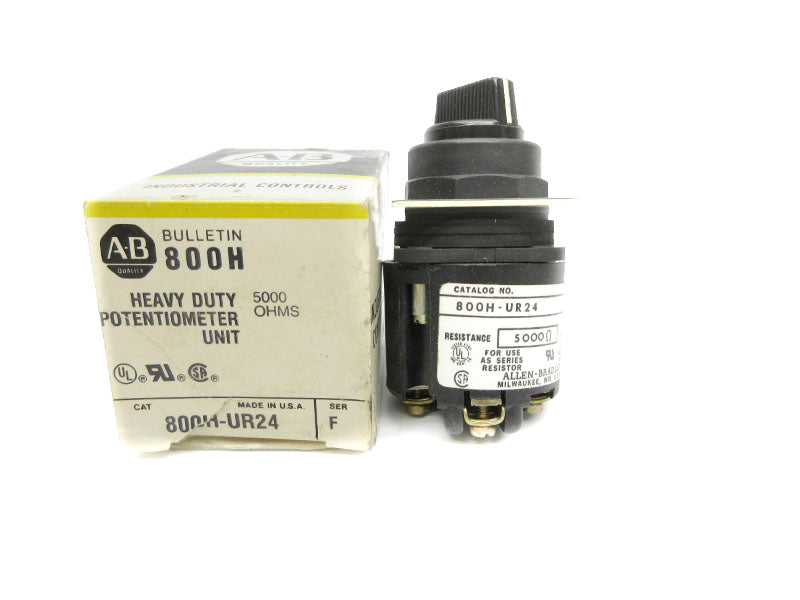 ALLEN BRADLEY 800H-UR24 SER. F (BK/YL) NSMP
