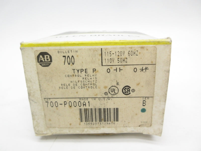 ALLEN BRADLEY 700-P000A1 SER. B 120V 60A (BK/YL) NSMP