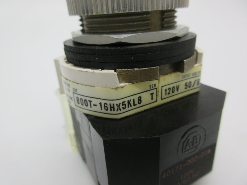 ALLEN BRADLEY 800T-16HX5KL8 SER. T 120V (AS PICTURED) NSNP