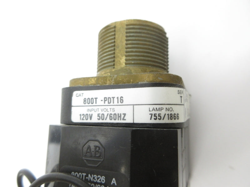 ALLEN BRADLEY 800T-PDT16 SER. T 120V (AS PICTURED2) NSNP