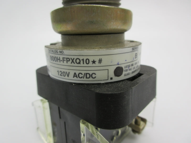 ALLEN BRADLEY 800H-FPXQ10 SER. B 120VAC/DC NSNP