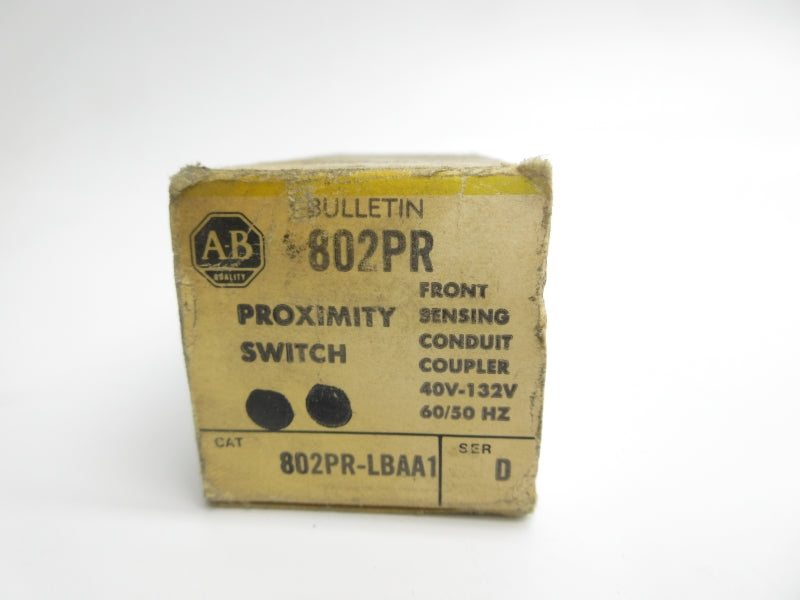 ALLEN BRADLEY 802PR-LBAA1 SER. D 40-132V (BK/YL) NSMP