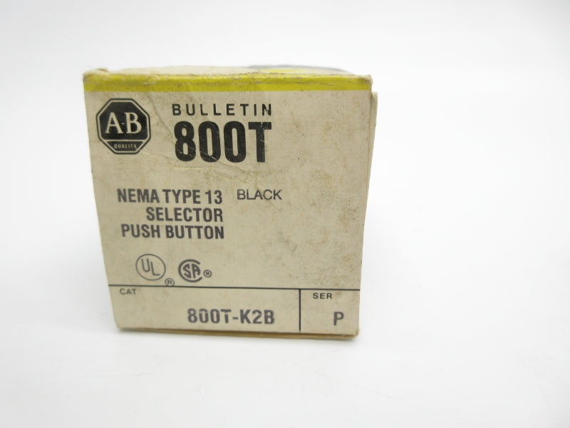 ALLEN BRADLEY 800T-K2B SER. P (BK/YL) NSMP