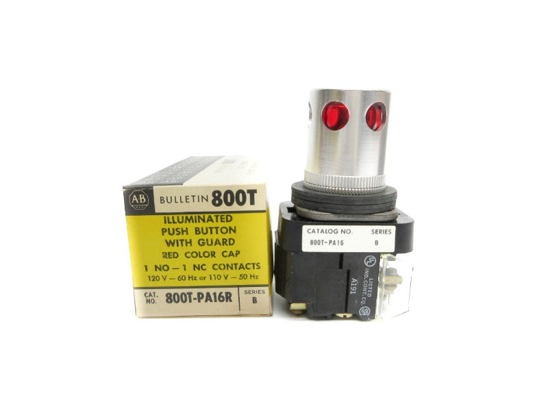 ALLEN BRADLEY 800T-PA16R SER. B 110/120V (BK/YL) NSMP
