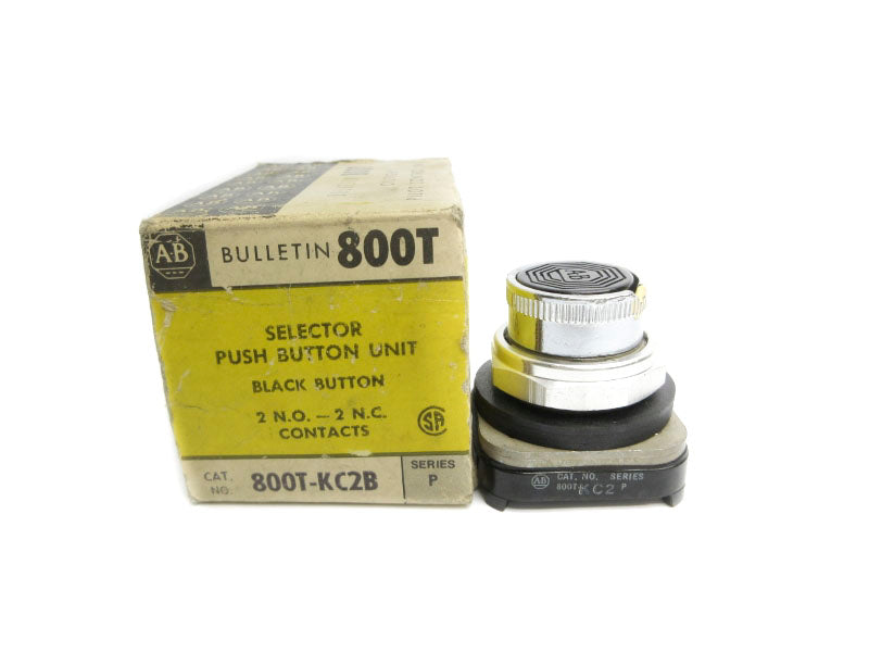 ALLEN BRADLEY 800T-KC2B SER. P (BK/YL) NSMP