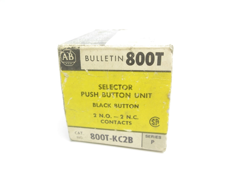 ALLEN BRADLEY 800T-KC2B SER. P (BK/YL) NSMP