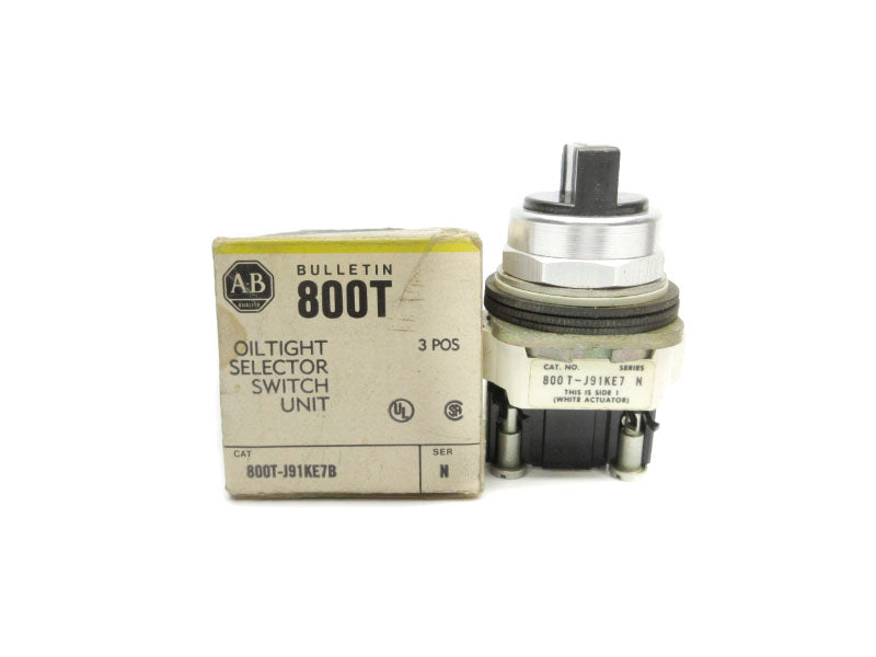 ALLEN BRADLEY 800T-J91KE7B SER. N (BK/YL) NSMP