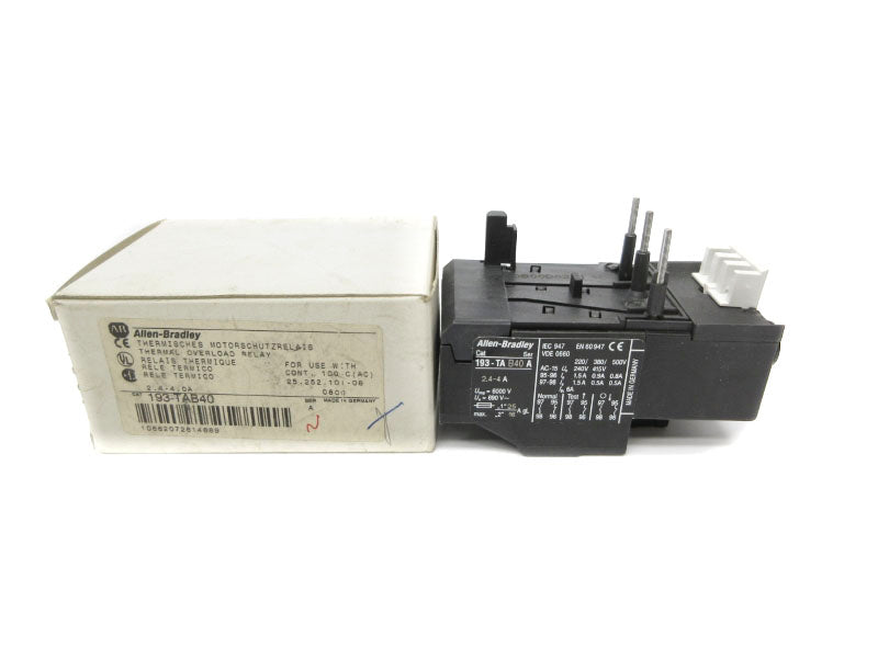 ALLEN BRADLEY 193-TAB40 SER. A 2.4-4.0A (WH) NSMP