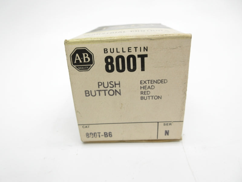 ALLEN BRADLEY 800T-B6 SER. N (BK/YL) NSMP