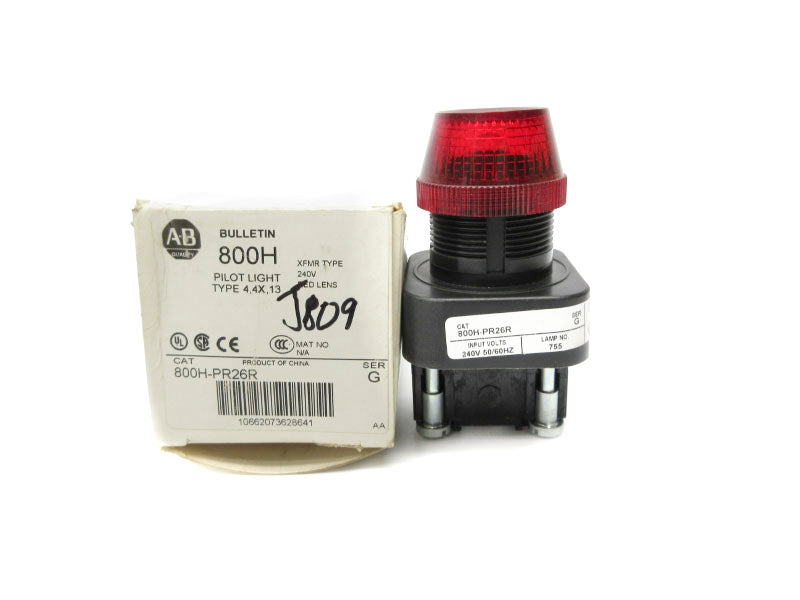 ALLEN BRADLEY 800H-PR26R SER. G 240V (WH) NSMP