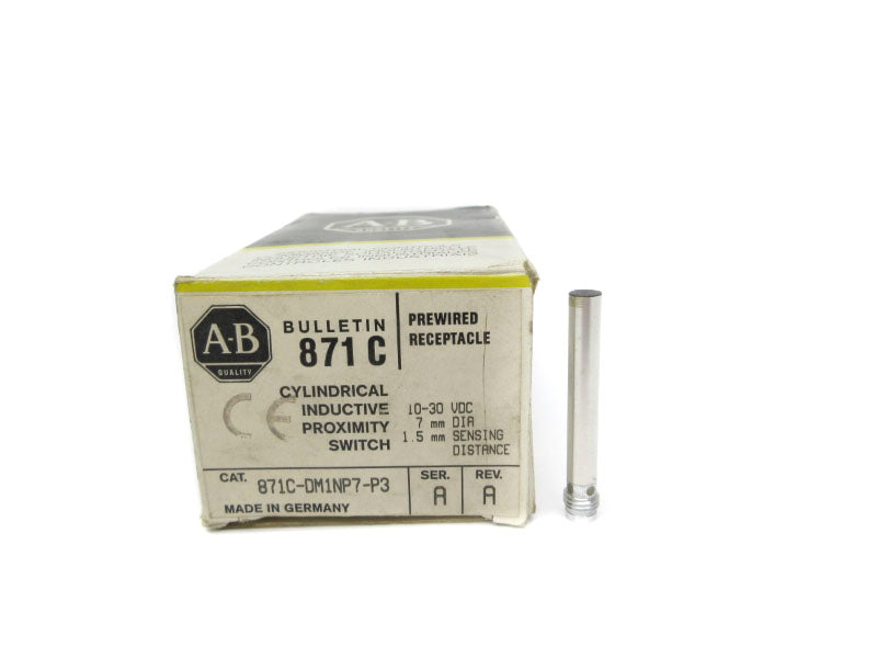 ALLEN BRADLEY 871C-DM1NP7-P3 SER. A 10-30VDC (BK/YL) NSMP