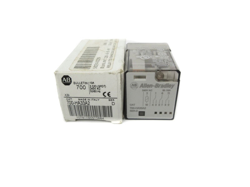 ALLEN BRADLEY 700-HA33A2 SER. D 240VAC 10A (WH) NSMP