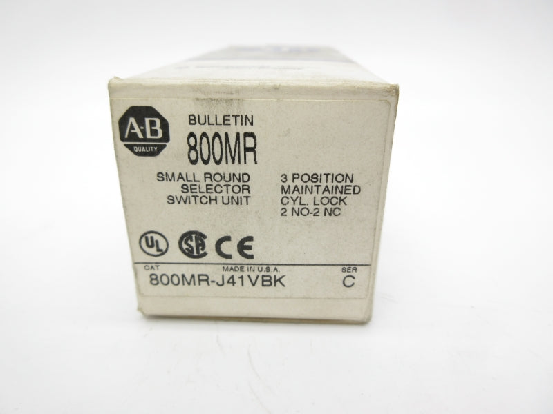 ALLEN BRADLEY 800MR-J41VBK SER. C (GY/BL) NSMP