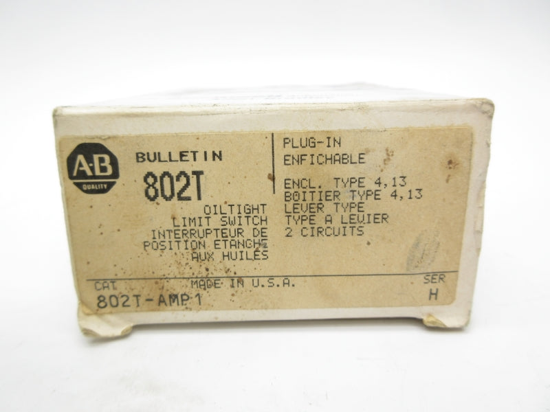 ALLEN BRADLEY 802T-AMP1 SER. H 120-600VAC 60A (GY/BL) NSMP