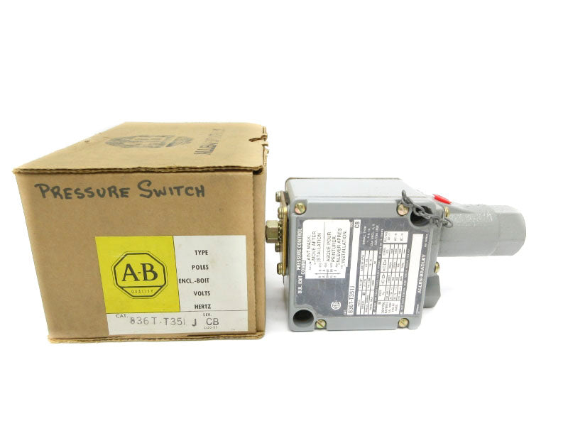 ALLEN BRADLEY 836T-T35IJ SER. CB 120-600VAC 60A (BR/YL) NSMP
