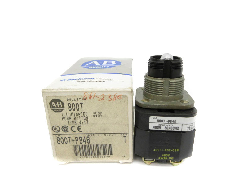 ALLEN BRADLEY 800T-PB46 SER. T 480V (GY/BL) NSMP