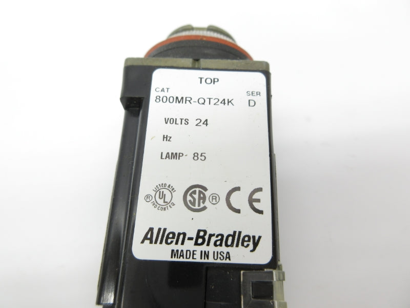 ALLEN BRADLEY 800MR-QT24K SER. D 24V UNMP
