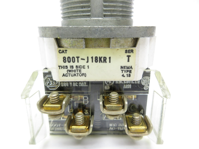 ALLEN BRADLEY 800T-J18KR1 SER. T (AS PICTURED) NSNP