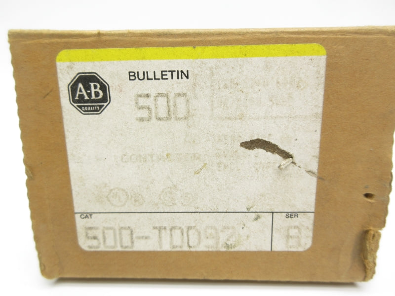 ALLEN BRADLEY 500-TOD92 SER. B 110/120V (BR/YL) NSMP