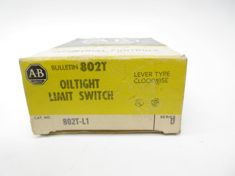ALLEN BRADLEY 802T-L1 SER. D 120-600VAC 60A (BK/YL) NSMP