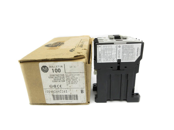 ALLEN BRADLEY 100-A24NZ243 SER. B 24VDC 24A (BR/WH) NSMP