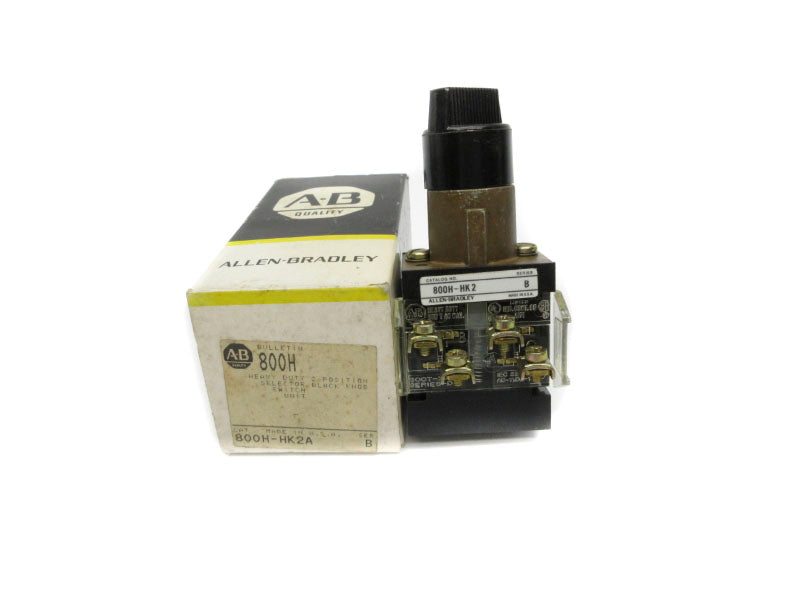 ALLEN BRADLEY 800H-HK2A SER. B (BK/YL) NSMP