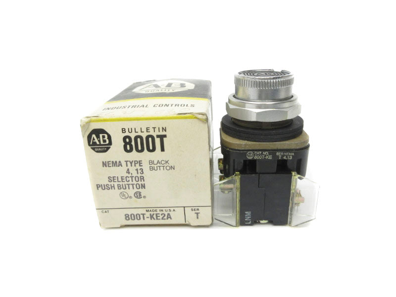 ALLEN BRADLEY 800T-KE2A SER. T (BK/YL) NSMP