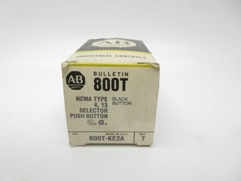 ALLEN BRADLEY 800T-KE2A SER. T (BK/YL) NSMP