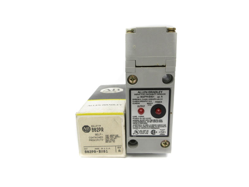 ALLEN BRADLEY 802PR-BX01 SER. A 20-132V (BK/YL) NSMP