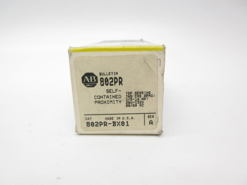 ALLEN BRADLEY 802PR-BX01 SER. A 20-132V (BK/YL) NSMP
