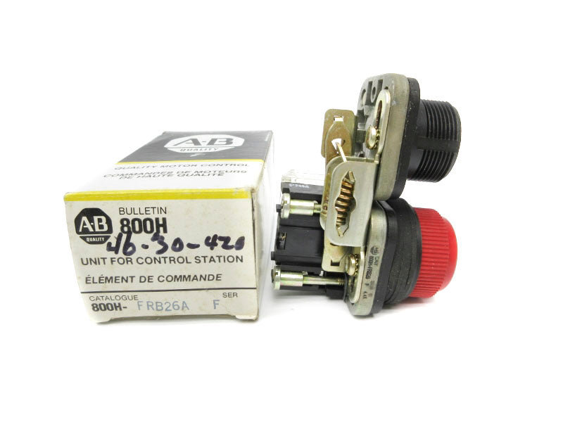 ALLEN BRADLEY 800H-FRB26A SER. F (BK/YL) NSMP