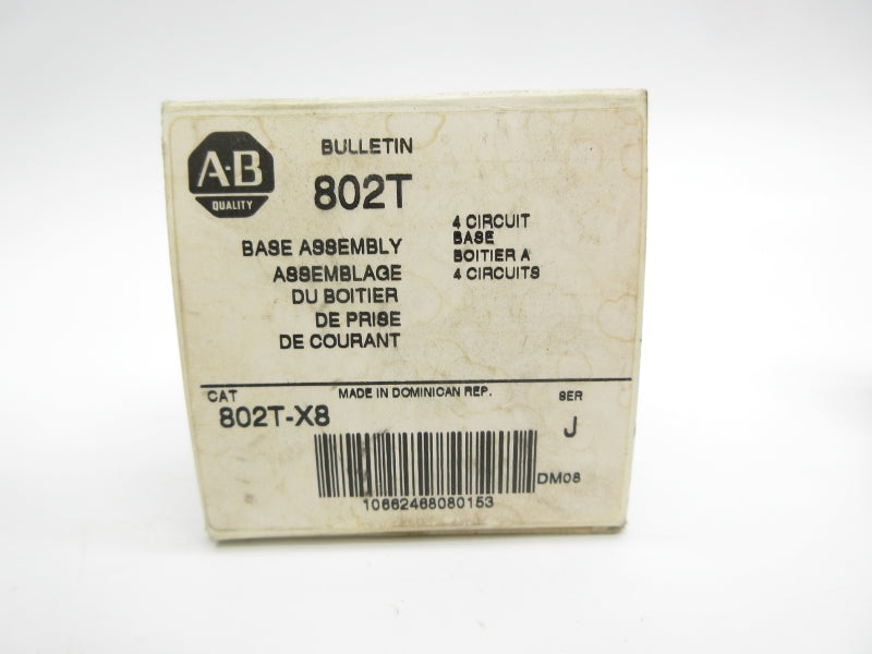 ALLEN BRADLEY 802T-X8 SER. J (WH) NSMP