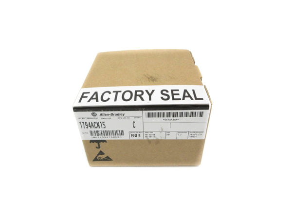 ALLEN BRADLEY 1794-ACN15 SER. C F/W 5.2 DATE: 2010 NSFS